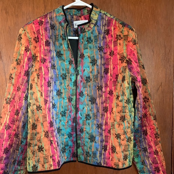 Vintage Elliott Lauren blazer jacket. Size Medium. Perfect for Pride! - Picture 1 of 6